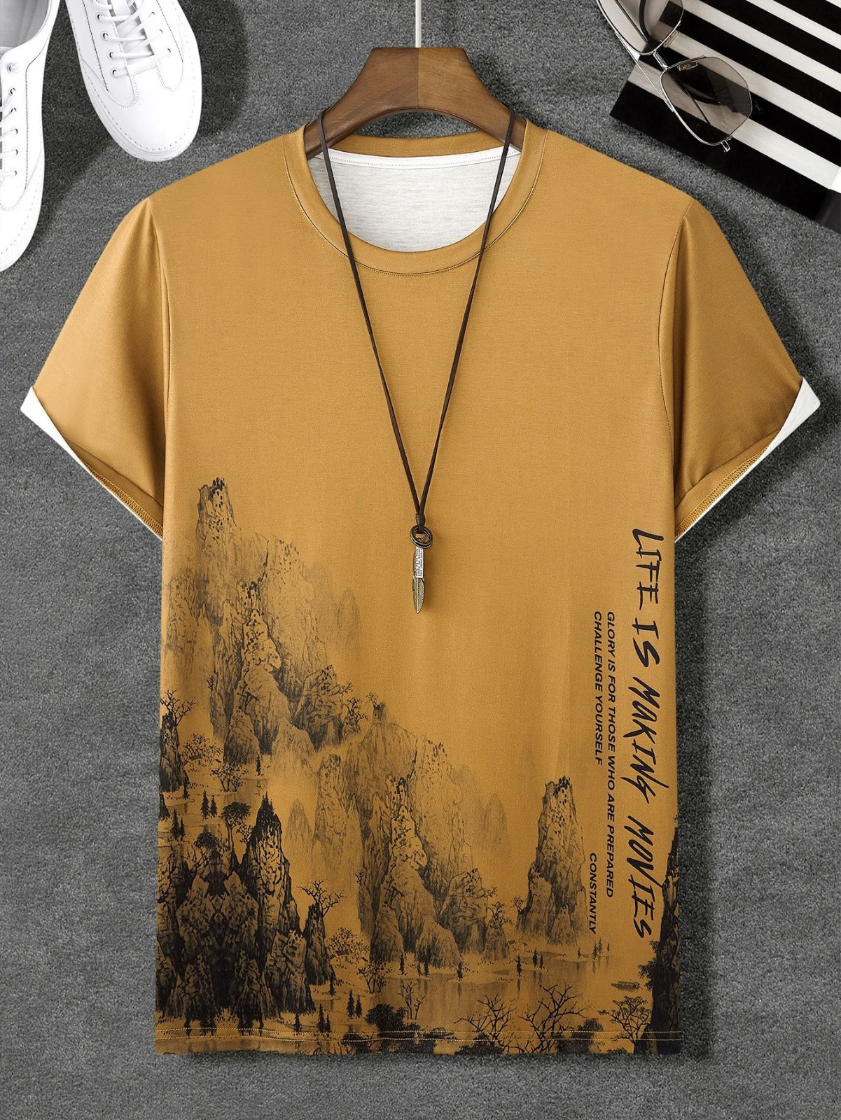 Printed Artistic T-Shirt